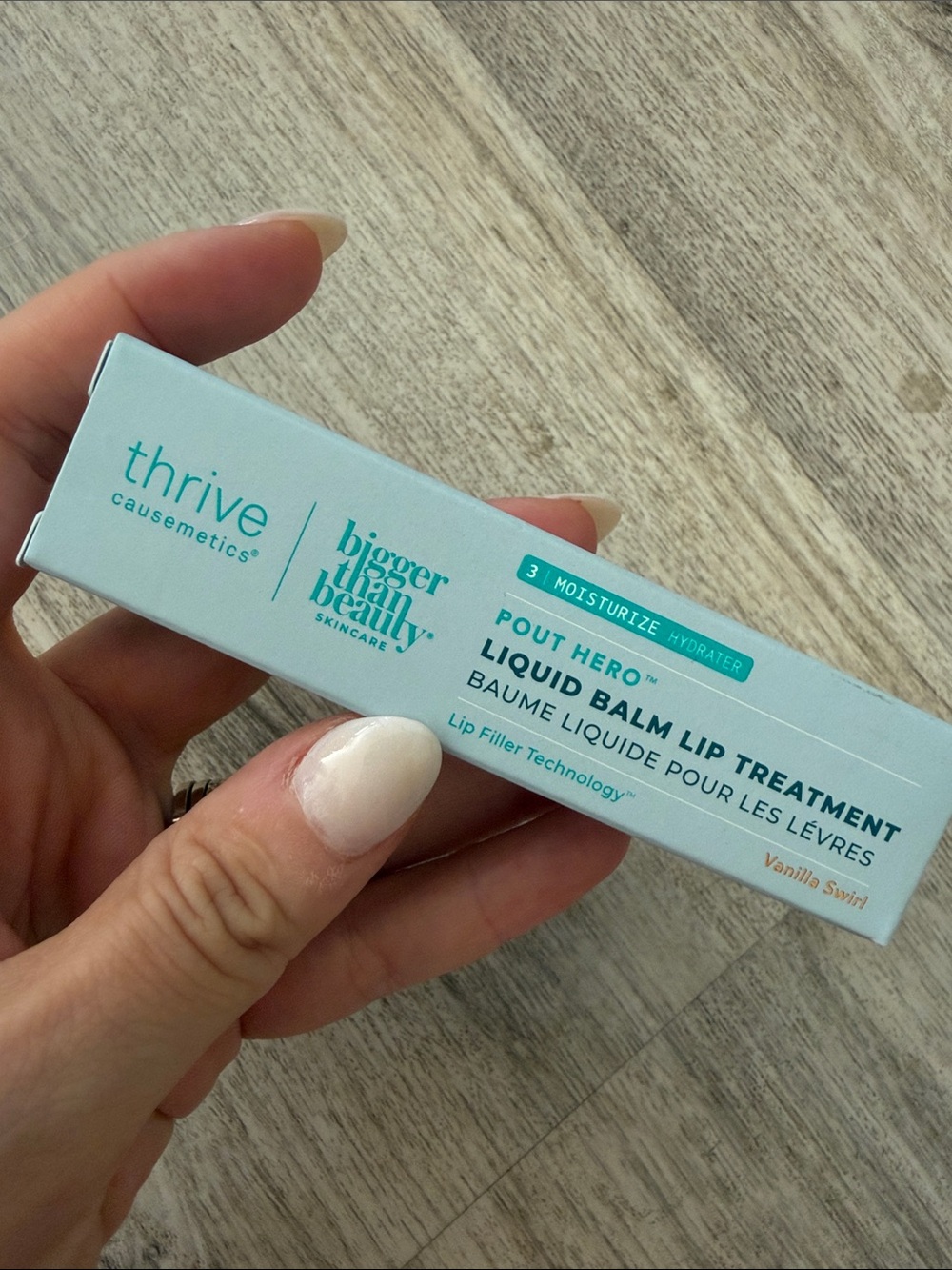 thrive causemetics Pout Hero Liquid Balm Lip Treatment - vanilla swirl